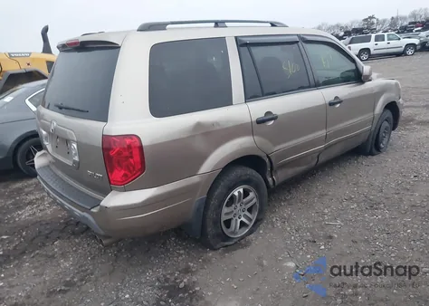 2005 Honda Pilot Ex-L из США, поврежденный, VIN 5FNYF18675B028614